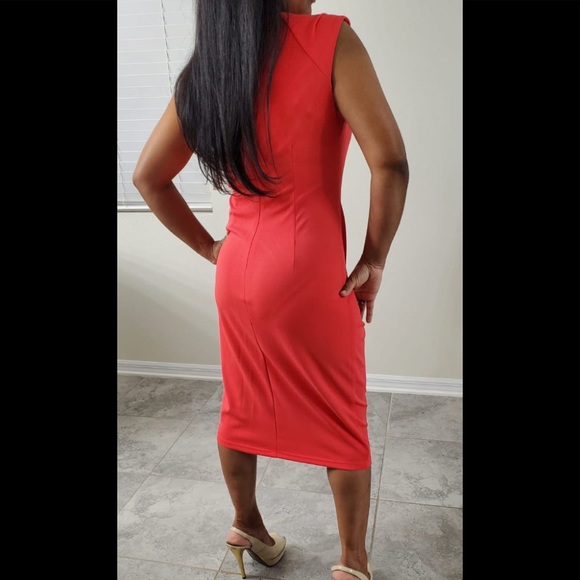 Shelby & Palmer Women's Career Dresses FIRE - Fire - Picture 2 of 5